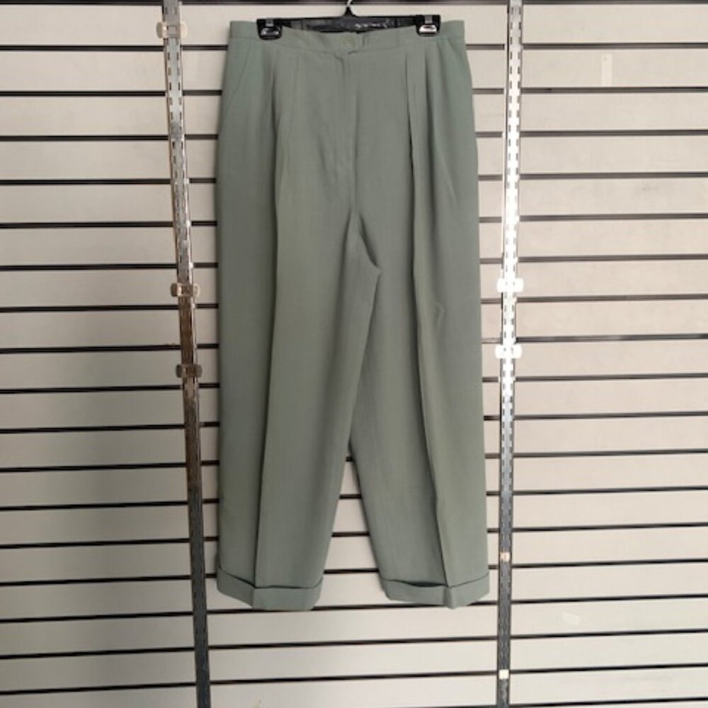Jones New York Wool lined Pants Women's Sage 14